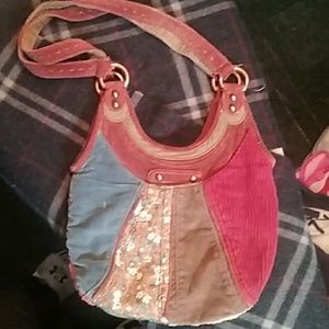 Sweet stitched satchel/tote